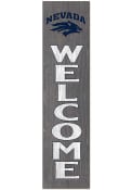 KH Sports Fan Nevada Wolf Pack 12x48 Welcome Leaning Sign