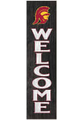 KH Sports Fan USC Trojans 12x48 Welcome Leaning Sign