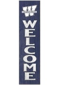 KH Sports Fan Washburn Ichabods 12x48 Welcome Leaning Sign