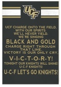 KH Sports Fan UCF Knights 35x24 Fight Song Sign