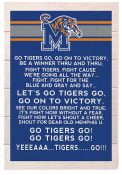 KH Sports Fan Memphis Tigers 35x24 Fight Song Sign