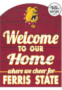 KH Sports Fan Ferris State Bulldogs 16x22 Indoor Outdoor Marquee Sign