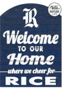 KH Sports Fan Rice Owls 16x22 Indoor Outdoor Marquee Sign