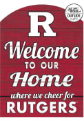 KH Sports Fan Rutgers Scarlet Knights 16x22 Indoor Outdoor Marquee Sign