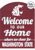KH Sports Fan Washington State Cougars 16x22 Indoor Outdoor Marquee Sign