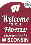 KH Sports Fan Wisconsin Badgers 16x22 Indoor Outdoor Marquee Sign
