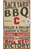 KH Sports Fan Cornell Big Red 11x20 Indoor Outdoor BBQ Sign