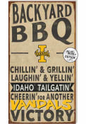 KH Sports Fan Idaho Vandals 11x20 Indoor Outdoor BBQ Sign