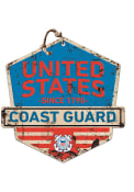 KH Sports Fan Coast Guard Rustic Badge Logo Sign