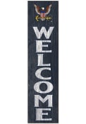 KH Sports Fan Navy 12x48 Welcome Leaning Sign