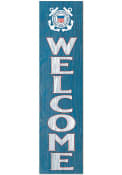 KH Sports Fan Coast Guard 12x48 Welcome Leaning Sign