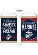 KH Sports Fan Marine Corps Home Sweet Home Reversible Banner Sign