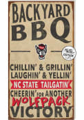 KH Sports Fan NC State Wolfpack 11x20 Indoor Outdoor BBQ Sign