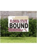 Florida State Seminoles 18x24 Retro School Bound Yard Sign