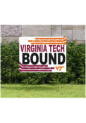 Virginia Tech Hokies 18x24 Retro School Bound Yard Sign