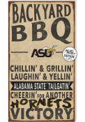 KH Sports Fan Alabama State Hornets 11x20 Indoor Outdoor BBQ Sign