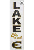 KH Sports Fan Emporia State Hornets 35x10 Lake Life is Best Indoor Outdoor Sign
