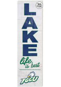 KH Sports Fan Florida Gulf Coast Eagles 35x10 Lake Life is Best Indoor Outdoor Sign