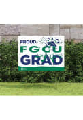 Florida Gulf Coast Eagles 18x24 Proud Grad Logo Yard Sign