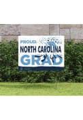 North Carolina Tar Heels 18x24 Proud Grad Logo Yard Sign