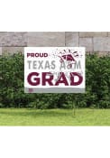 Texas A&M Aggies 18x24 Proud Grad Logo Yard Sign