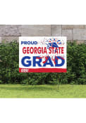 Georgia State Panthers 18x24 Proud Grad Logo Yard Sign