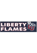 KH Sports Fan Liberty Flames 35x10 Indoor Outdoor Colored Logo Sign