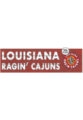 KH Sports Fan UL Lafayette Ragin' Cajuns 35x10 Indoor Outdoor Colored Logo Sign