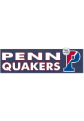 KH Sports Fan Pennsylvania Quakers 35x10 Indoor Outdoor Colored Logo Sign