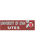 KH Sports Fan Utah Utes 35x10 Indoor Outdoor Colored Logo Sign