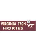 KH Sports Fan Virginia Tech Hokies 35x10 Indoor Outdoor Colored Logo Sign