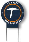 UTEP Miners 20x20 Color Logo Circle Yard Sign