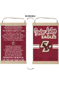 KH Sports Fan Boston College Eagles Fight Song Reversible Banner Sign