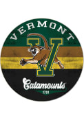 KH Sports Fan Vermont Catamounts 20x20 Retro Multi Color Circle Sign