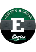 KH Sports Fan Eastern Michigan Eagles 20x20 Retro Multi Color Circle Sign