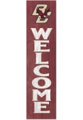 KH Sports Fan Boston College Eagles 12x48 Welcome Leaning Sign