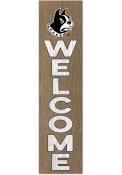 KH Sports Fan Wofford Terriers 12x48 Welcome Leaning Sign