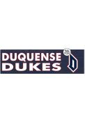 KH Sports Fan Duquesne Dukes 35x10 Indoor Outdoor Colored Logo Sign