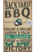 KH Sports Fan Slippery Rock 11x20 Indoor Outdoor BBQ Sign