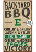 KH Sports Fan Eastern Michigan Eagles 11x20 Indoor Outdoor BBQ Sign