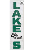 KH Sports Fan Slippery Rock 35x10 Lake Life is Best Indoor Outdoor Sign
