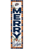 KH Sports Fan UTEP Miners 11x46 Merry Christmas Leaning Sign