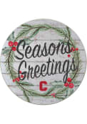 KH Sports Fan Cornell Big Red 20x20 Weathered Seasons Greetings Sign