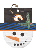 KH Sports Fan UTA Mavericks Large Snowman Sign