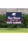 South Alabama Jaguars 18x24 This House Cheers Yard Sign