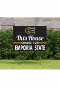 Emporia State Hornets 18x24 This House Cheers Yard Sign