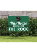 Slippery Rock 18x24 This House Cheers Yard Sign
