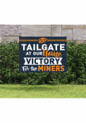 UTEP Miners 18x24 Tailgate Yard Sign
