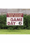 Florida State Seminoles 18x24 Excuse the Noise Yard Sign