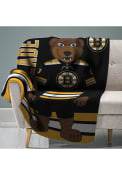 Boston Bruins Blades Raschel Blanket